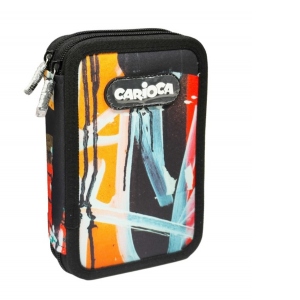 Penar echipat Carioca Spray 2 fermoare, negru