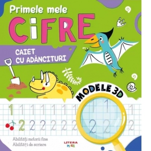 Primele mele cifre. Caiet cu adancituri
