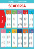 Invata si exerseaza! Scaderea (planse educationale)