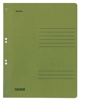 Dosar carton color cu capse 1/1, A4, 250 g/mp Falken, verde