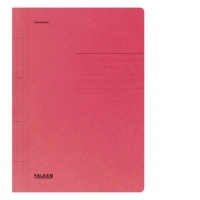 Dosar carton color cu sina A4, 250 g/mp, Falken rosu