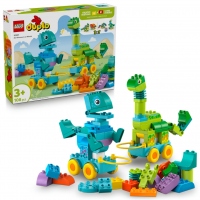 LEGO DUPLO - Dinozauri pe roti 3 in 1 - 10451