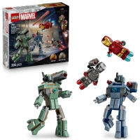LEGO Marvel Super Heroes - Iron Man si War Machine vs dronele Hammer - 76320
