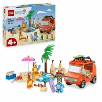 LEGO Bluey - Calatoria familiei lui Bluey cu masina la plaja - 11202