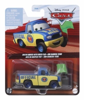 Masinuta Metalica Cars3 Personajul Dexter Hoover cu Steag Verde