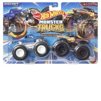 Hot Wheels Monster Truck Set 2 Masini Scara 1 la 64 Bigfoot si Samson