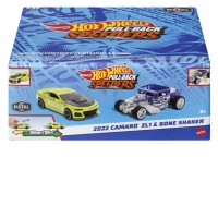 Hot Wheels Set 2 Masinute Metalice Pull Back 2022 Camaro Zl1 si Bone Shaker 1:43