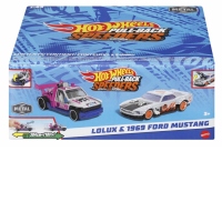 Hot Wheels Set 2 Masinute Metalice Pull Back Lolux si 1969 Ford Mustang 1:43