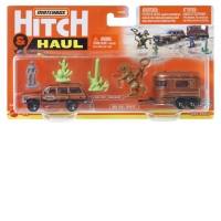Matchbox Hitch&Haul Set 2 Vehicule Mbx Rodeo 1988 Jeep Wagoneer Mbx Pony Trailer Scara 1:64