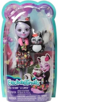 Enchantimals Papusi cu Animalute Sage Skunk si Caper