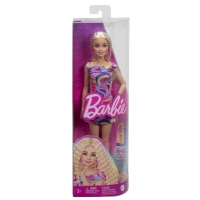Barbie Fashionistas Papusa Barbie Blonda cu Par Ondulat
