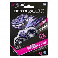Beyblade X Let It Rip Set Lansator si Roata Dark Perseus B 6-80W