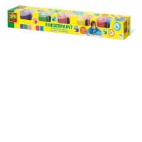Set Acuarele de Pictat cu Degetul 6 Culori