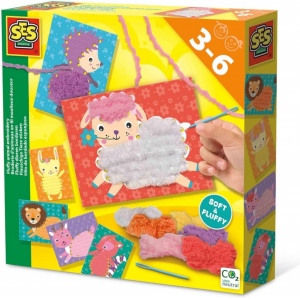 Set De Broderie Animale Pufoase