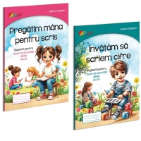 Pachet Sugestii pentru jocuri si activitati alese: 1. Invatam sa scriem cifre; 2. Pregatim mana pentru scris