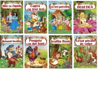 Pachet Citim pe silabe - Povesti clasice (8 carti)