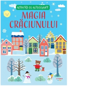 Magia Craciunului. Activitati cu autocolante
