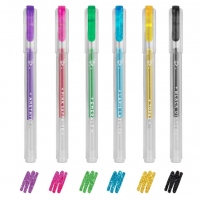 Set 6 Pixuri cu gel - Shine like a diamond - Multicolor