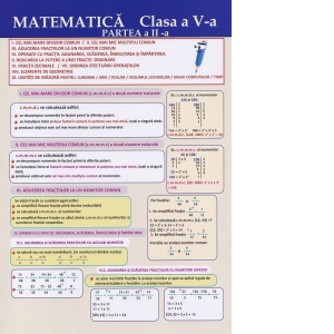Pliant. Matematica. Clasa a V-a, partea II