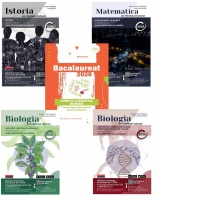 Pachet Ghid pentru Bacalaureat 2026 (5 carti): 1. Istorie; 2. Matematica; 3. Biologie; 4. Anatomie; 5. Limba si literatura romana
