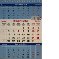 Calendar triptic A5 2026