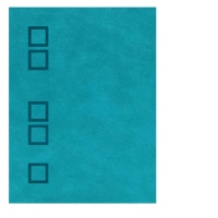 Agenda A4 PU Diamond Line, turcoaz