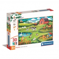 Puzzle Clementoni Ferma de Animale 30 piese