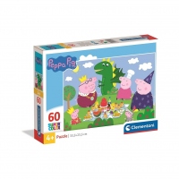 Puzzle Clementoni Peppa Pig: Dragon 60 piese