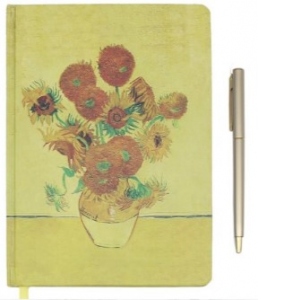Agenda cu Pix - Van Gogh - Sunflowers