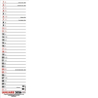 Calendar planner ingust 2026