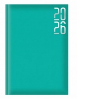 Agenda Artibest A5 datata, hartie offset alb, coperta turcoaz