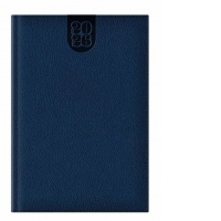 Agenda Dakota A5 datata, hartie ivory, coperta albastru navy