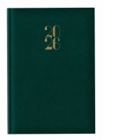 Agenda Artilux A5 datata, hartie ivory, coperta verde