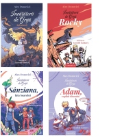 Pachet Invatatorii de Grija (4 volume): 1. Salvatorii; 2. Rocky; 3. Sanziana, fata soarelui; 4. Adam, copilul viitorului