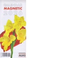 Calendar magnetic flori 2026