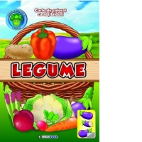 Legume. Carte de colorat cu abtibilduri (format A4)