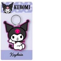 Breloc Sanrio Kuromi, 7x12.5 cm, PVC, model 4