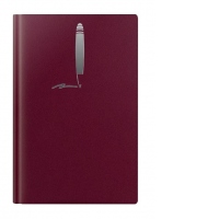 Agenda nedatata Balacron, format A5, 224 pagini, culoare bordo