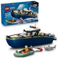 LEGO City - Urmarire cu barca de politie - 60456