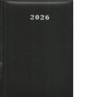 Agenda A5 2026, datata, 288 pagini, culoare negru