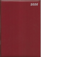 Agenda A4 2026, datata, Manager, 136 pagini, culoare bordo