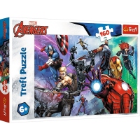 Puzzle Trefl 160 Disney Marvel Eroi in Actiune Razbunatorii
