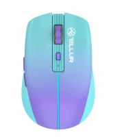 Mouse wireless Tellur  Silent Click, Albastru