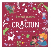 Povesti magice de Craciun. Carte cu puzzle
