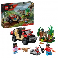 LEGO Jurassic World - Evadare off-road din calea unui Velociraptor - 76972