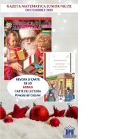 Gazeta Matematica Junior nr. 152, Decembrie 2025 (Bonus: Carte de lectura Poveste de Craciun de Charles Dickens)