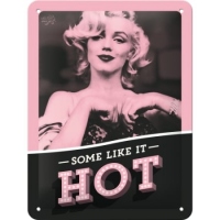 Placa metalica 15x20 Some like it Hot - Unora le place cald