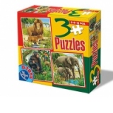 3 Puzzle - Animale salbatice 2
