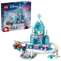 LEGO Disney - Aventura cu sania pe sine la castelul de gheată al Elsei - 43281