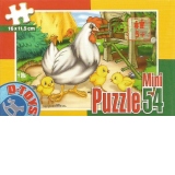Mini Puzzle 54 - Pasari (54 piese, 3+)